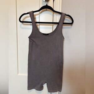 Forever 21  Ribbed Shorts Romper